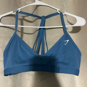 Gymshark Blue Strappy Sports Bra